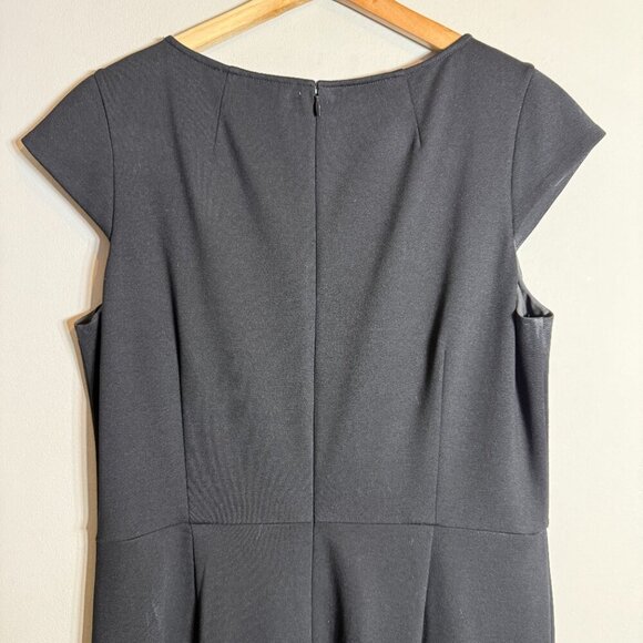 Pendleton Sheath Pencil Knee Length Dress Women's 14 Black Career Professional - Picture 8 of 12